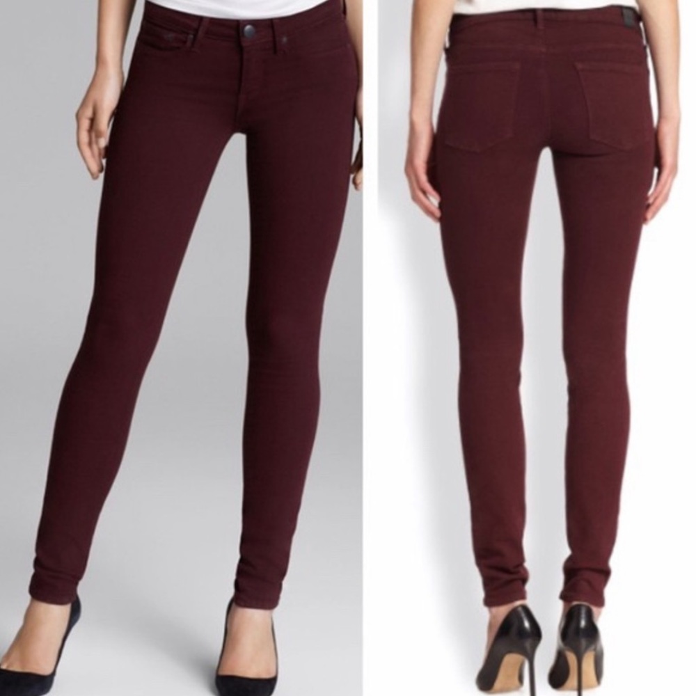 Vince Oxblood Skinny Jeans